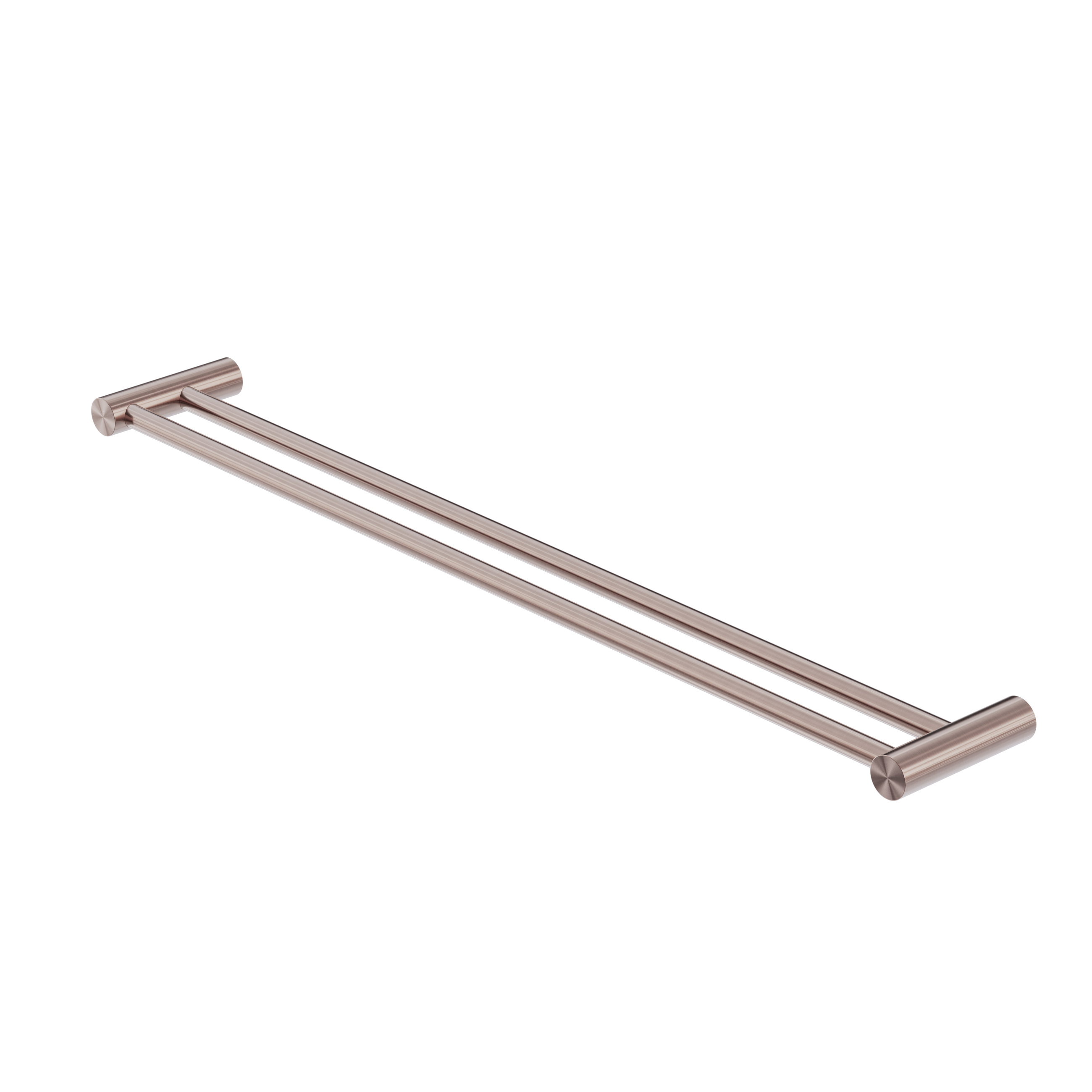 Zen SS316L Double Towel Rail 800mm Brushed Bronze