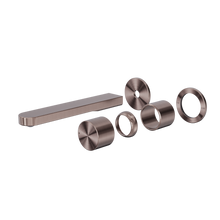 Pure SS316L Progressive Wall Basin/Bath Mixer Separate Back Plate Trim Kits Only Brushed Bronze