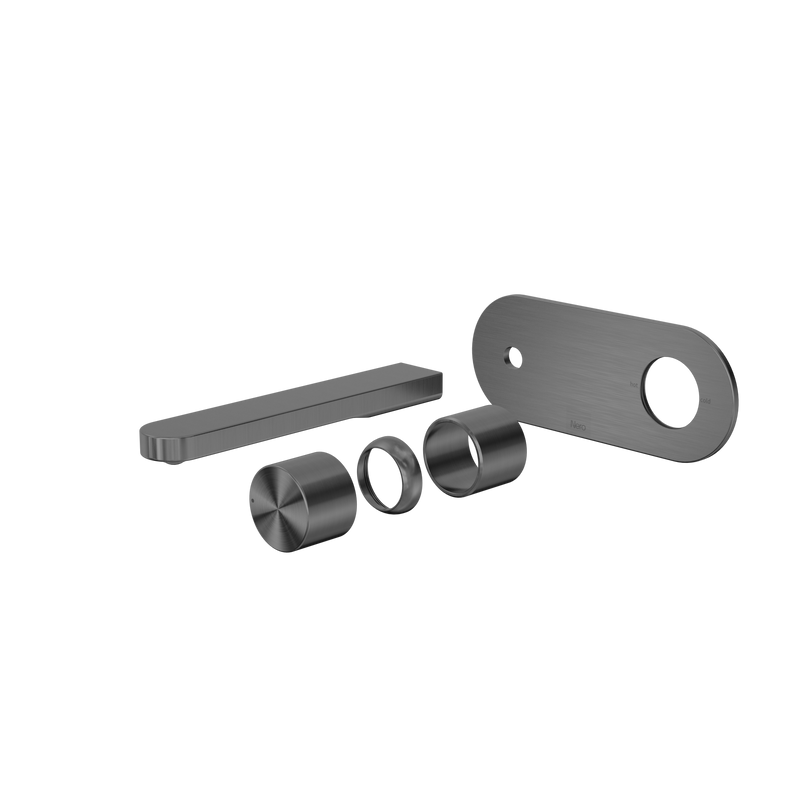 Pure SS316L Progressive Wall Basin/Bath Mixer Trim Kits Only Graphite