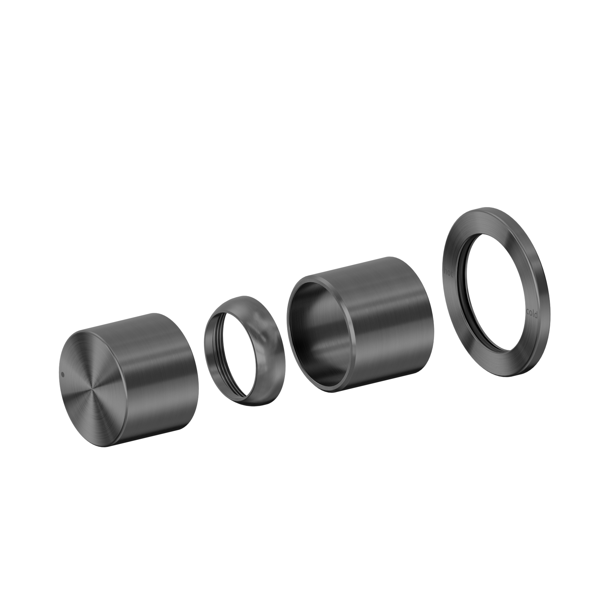 Pure SS316L Progressive Shower Mixer Trim Kits Only Graphite