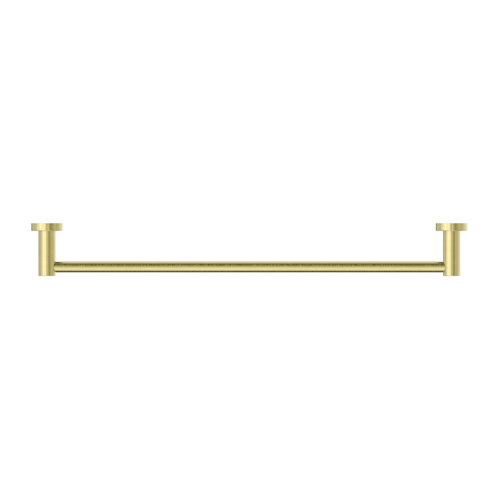 Mecca Single Towel Rail 600mm Brushed Gold