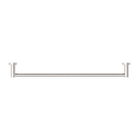 Mecca Single Towel Rail 600mm Brushed Nickel