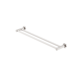 Mecca Double Towel Rail 600mm Brushed Nickel