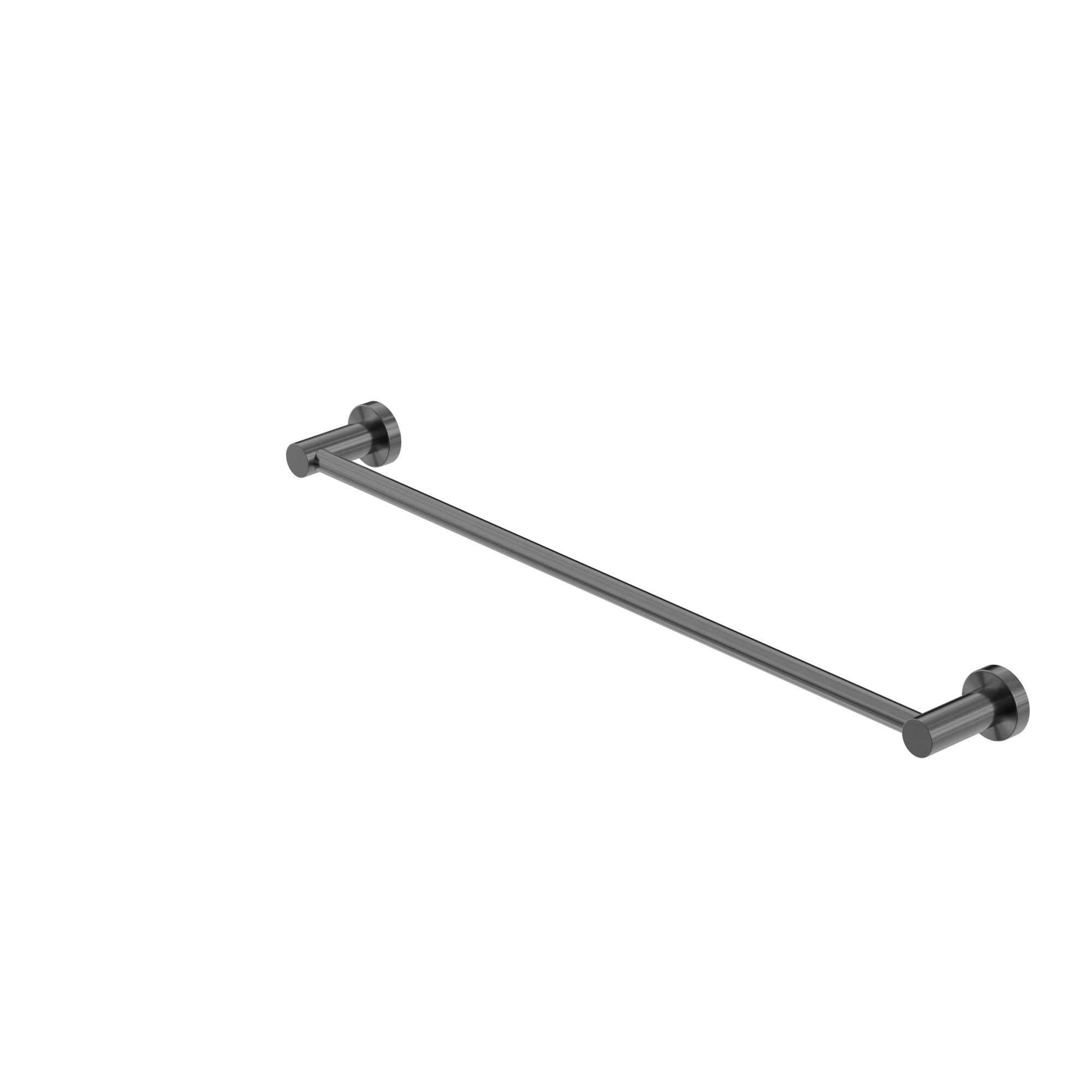 Mecca Single Towel Rail 600mm Gun Metal
