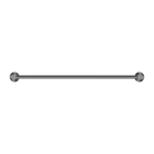 Mecca Single Towel Rail 600mm Gun Metal