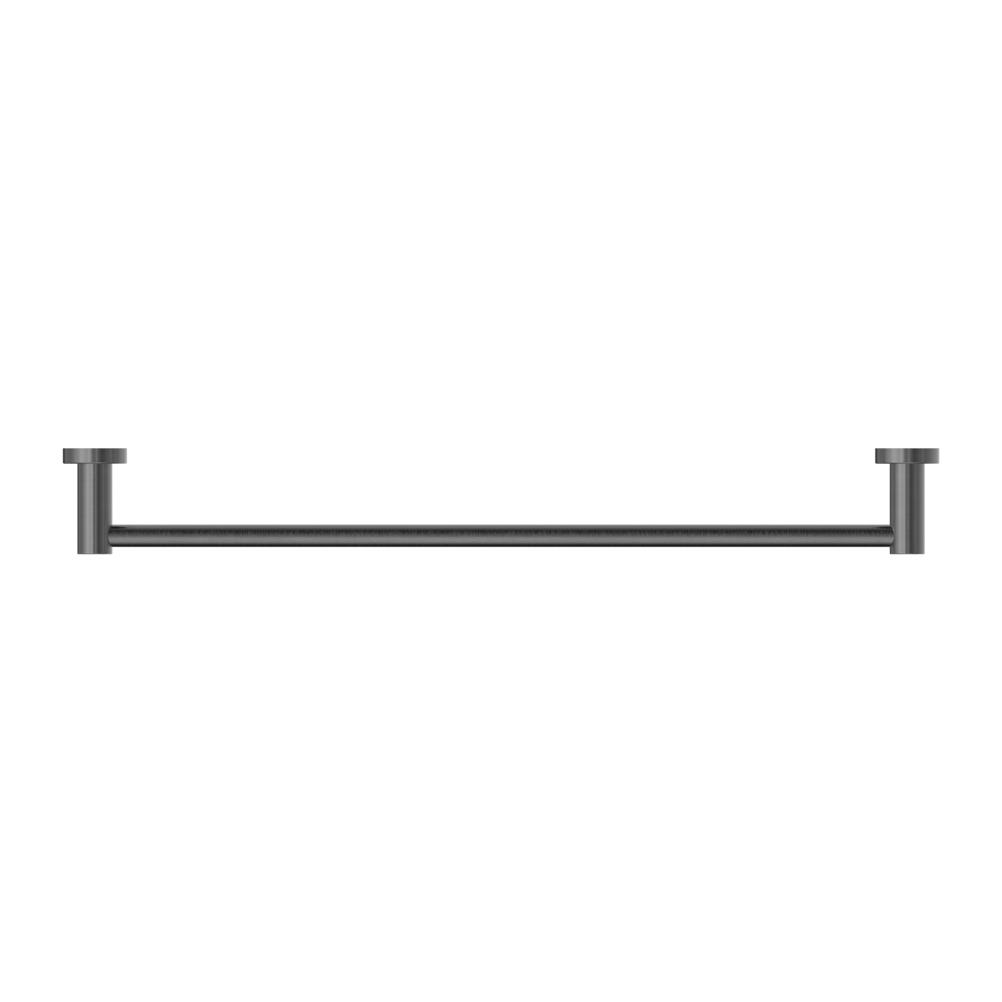 Mecca Single Towel Rail 600mm Gun Metal