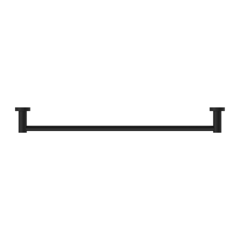 Mecca Single Towel Rail 600mm Matte Black