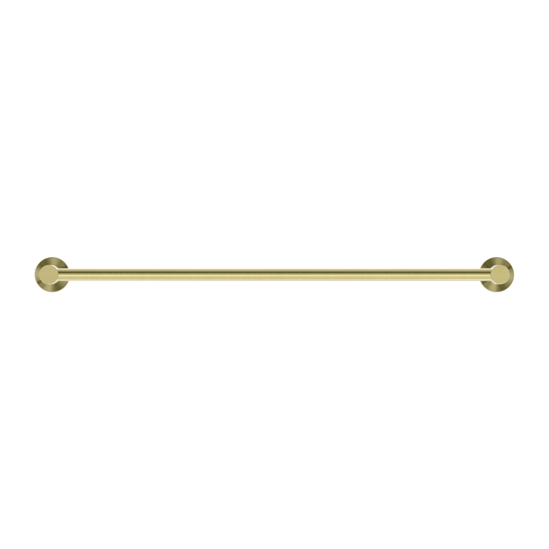 Mecca Double Towel Rail 600mm Brushed Gold