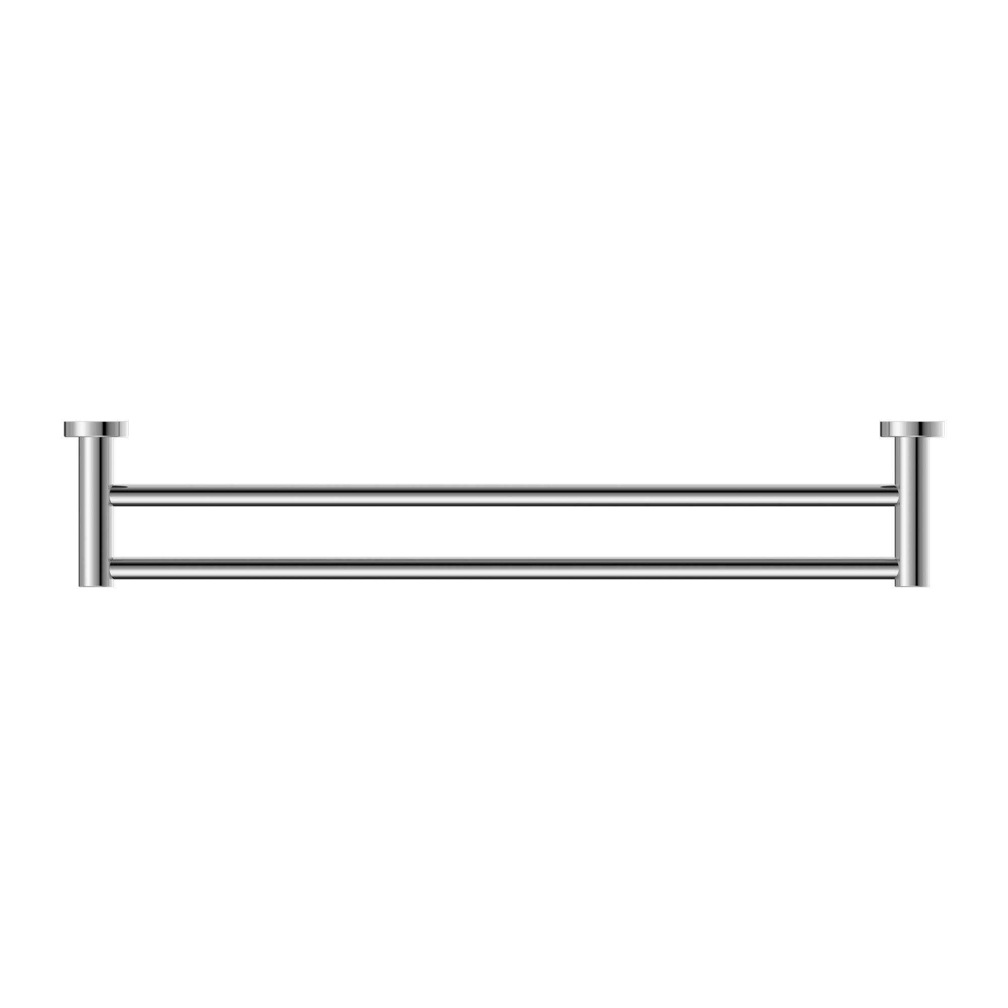 Mecca Double Towel Rail 600mm Chrome