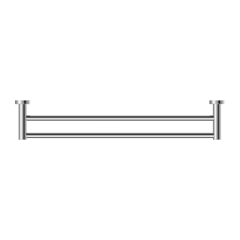 Mecca Double Towel Rail 600mm Chrome