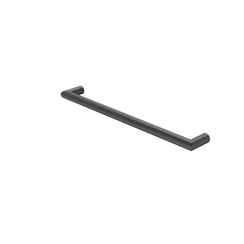 Mecca 240V Single Heated Towel Rail Gun Metal