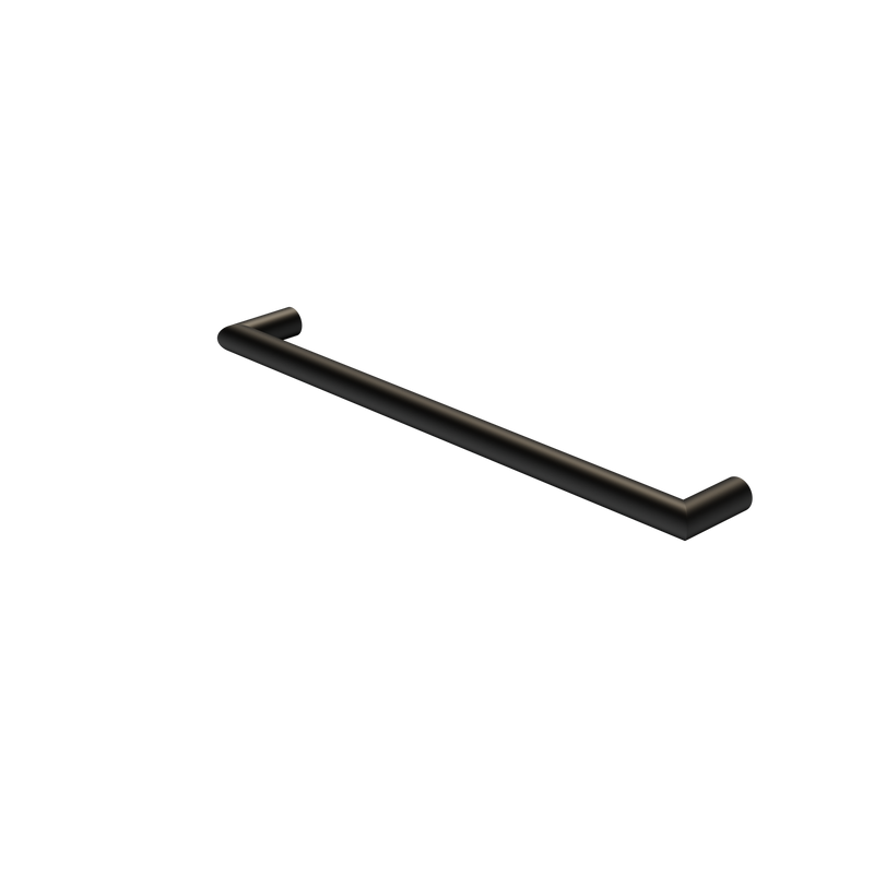 Mecca 240V Single Heated Towel Rail Matte Black