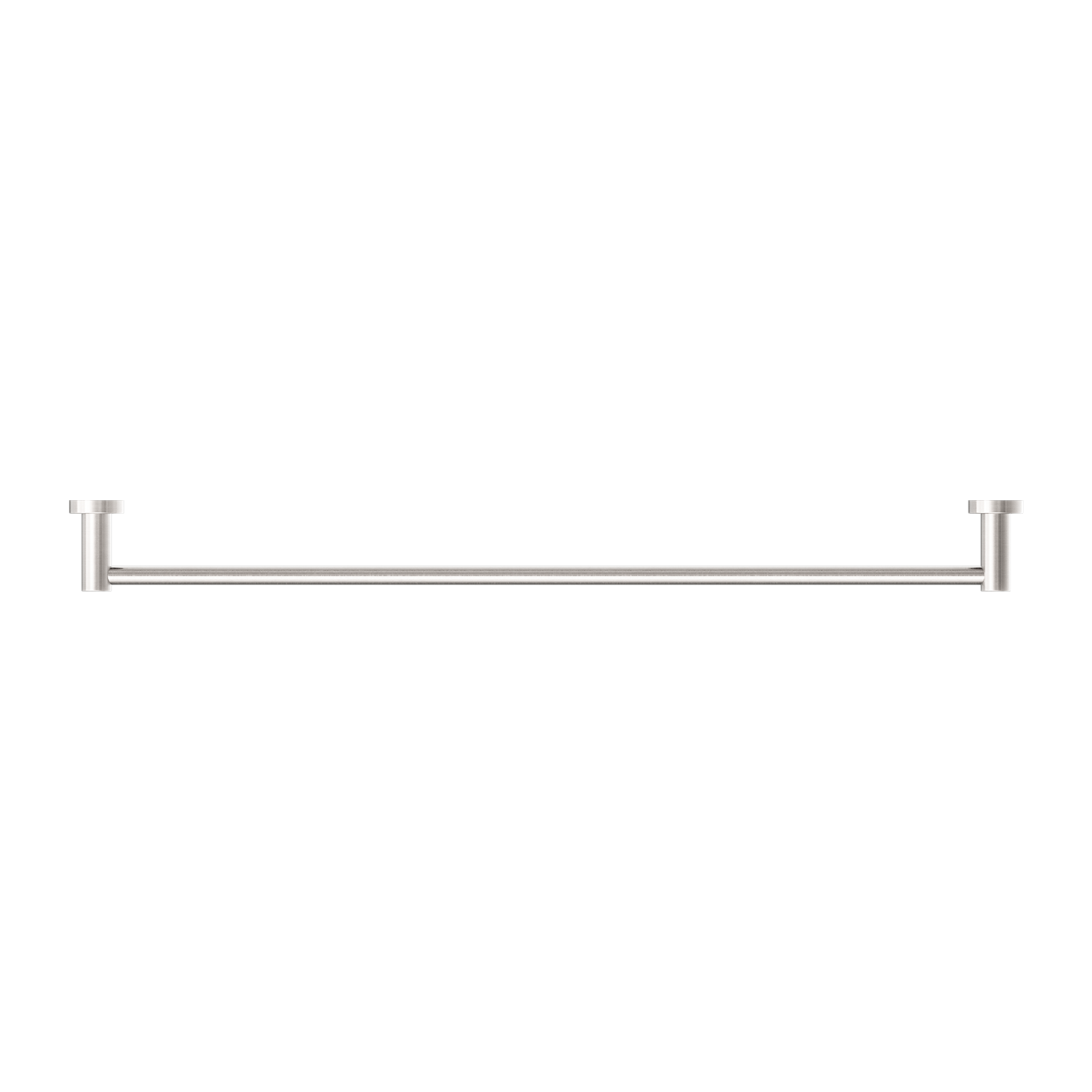 Mecca Single Towel Rail 800mm Brushed Nickel