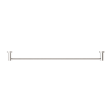 Mecca Single Towel Rail 800mm Brushed Nickel