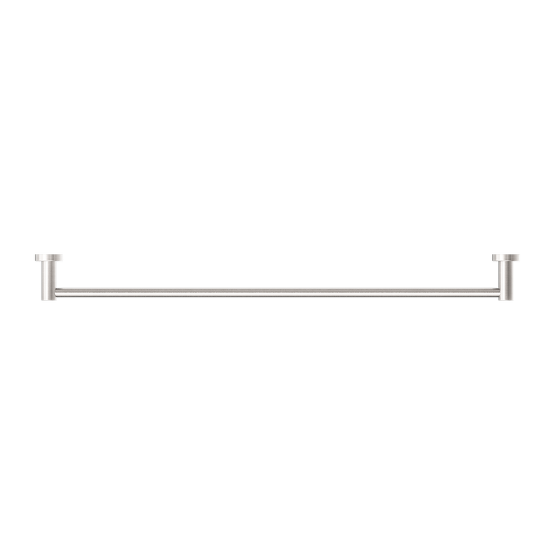 Mecca Single Towel Rail 800mm Brushed Nickel