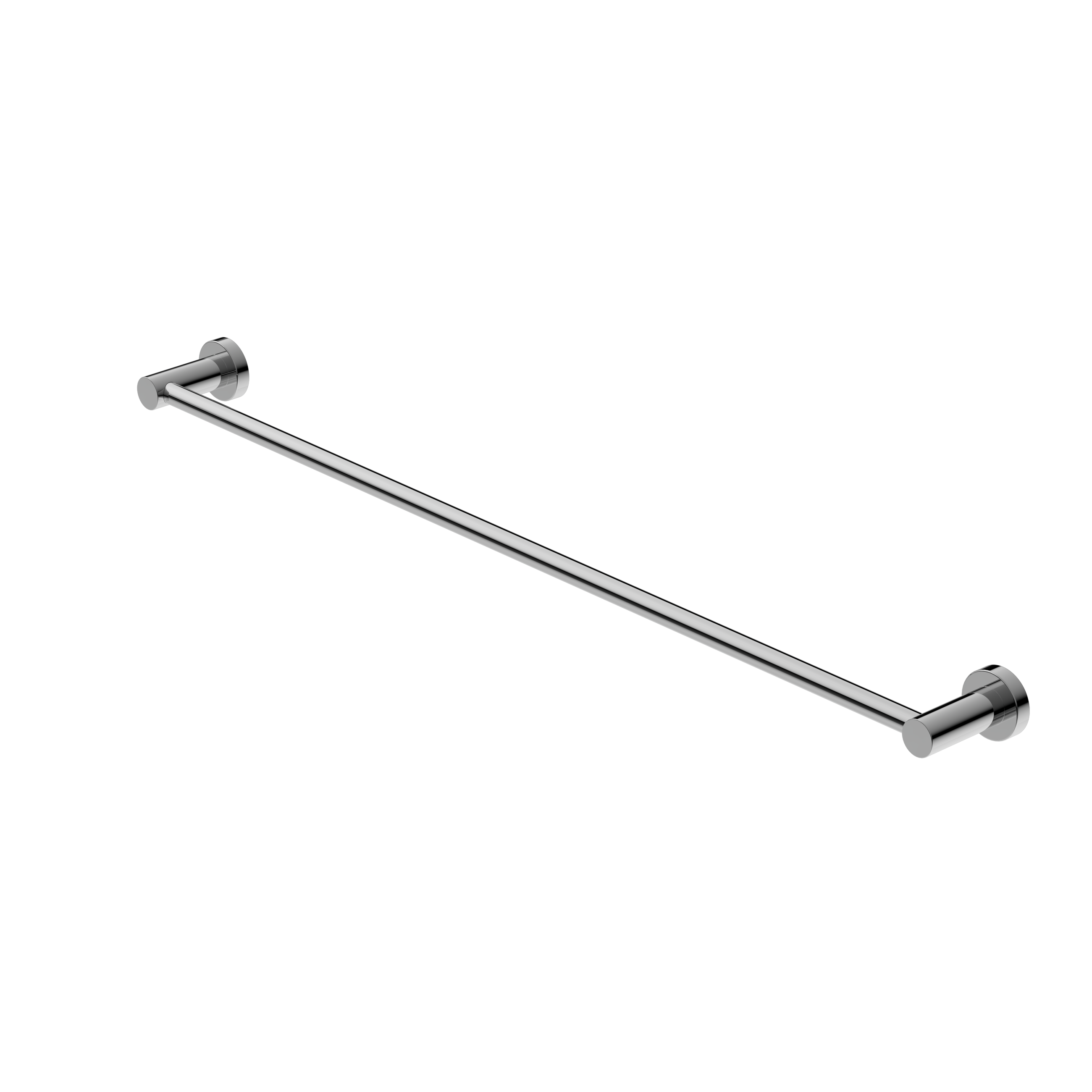 Mecca Single Towel Rail 800mm Chrome