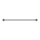 Mecca Single Towel Rail 800mm Gun Metal