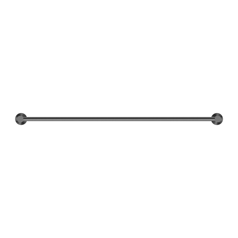Mecca Single Towel Rail 800mm Gun Metal