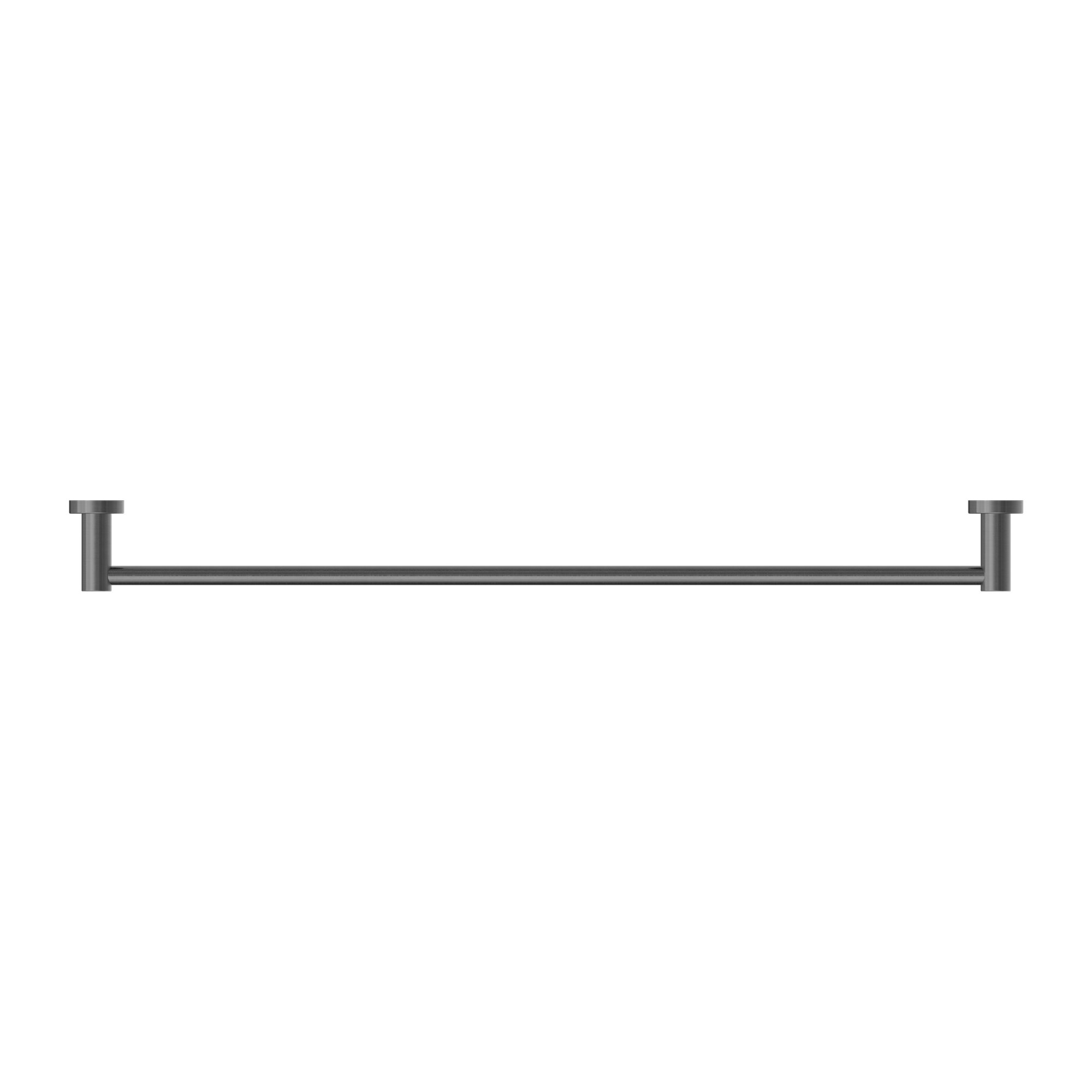 Mecca Single Towel Rail 800mm Gun Metal