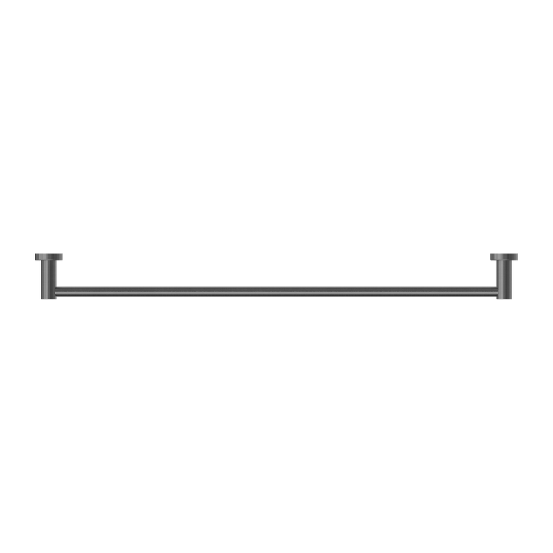 Mecca Single Towel Rail 800mm Gun Metal