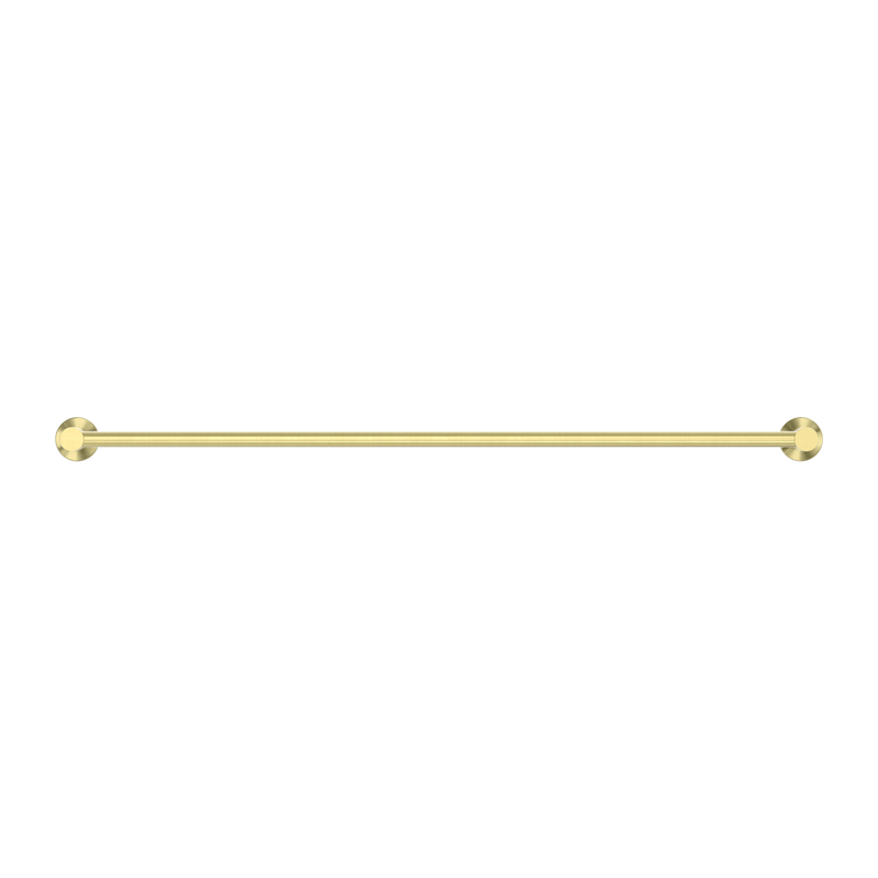 Mecca Double Towel Rail 800mm Brushed Gold