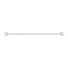 Mecca Double Towel Rail 800mm Brushed Nickel