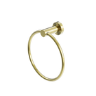 Mecca Hand Towel Ring Brushed Gold