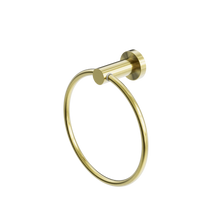 Mecca Hand Towel Ring Brushed Gold