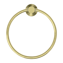 Mecca Hand Towel Ring Brushed Gold