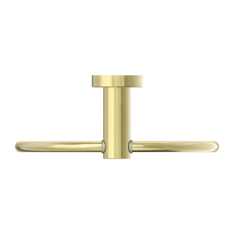 Mecca Hand Towel Ring Brushed Gold