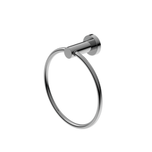 Mecca Hand Towel Ring Chrome