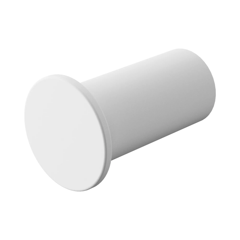 Mecca Robe Hook Slim Matte White