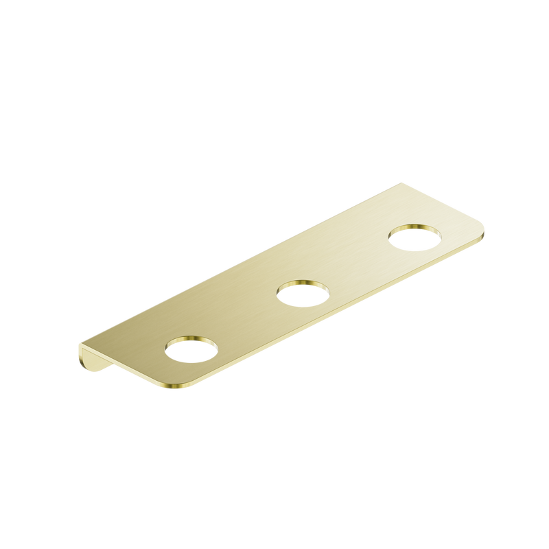 Mecca Triple Soap Bottle Holder Brushed Gold