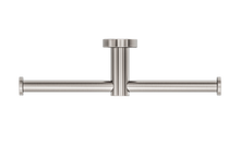 Mecca Double Toilet Roll Holder Brushed Nickel