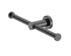 Mecca Double Toilet Roll Holder Gun Metal