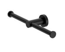 Mecca Double Toilet Roll Holder Matte Black