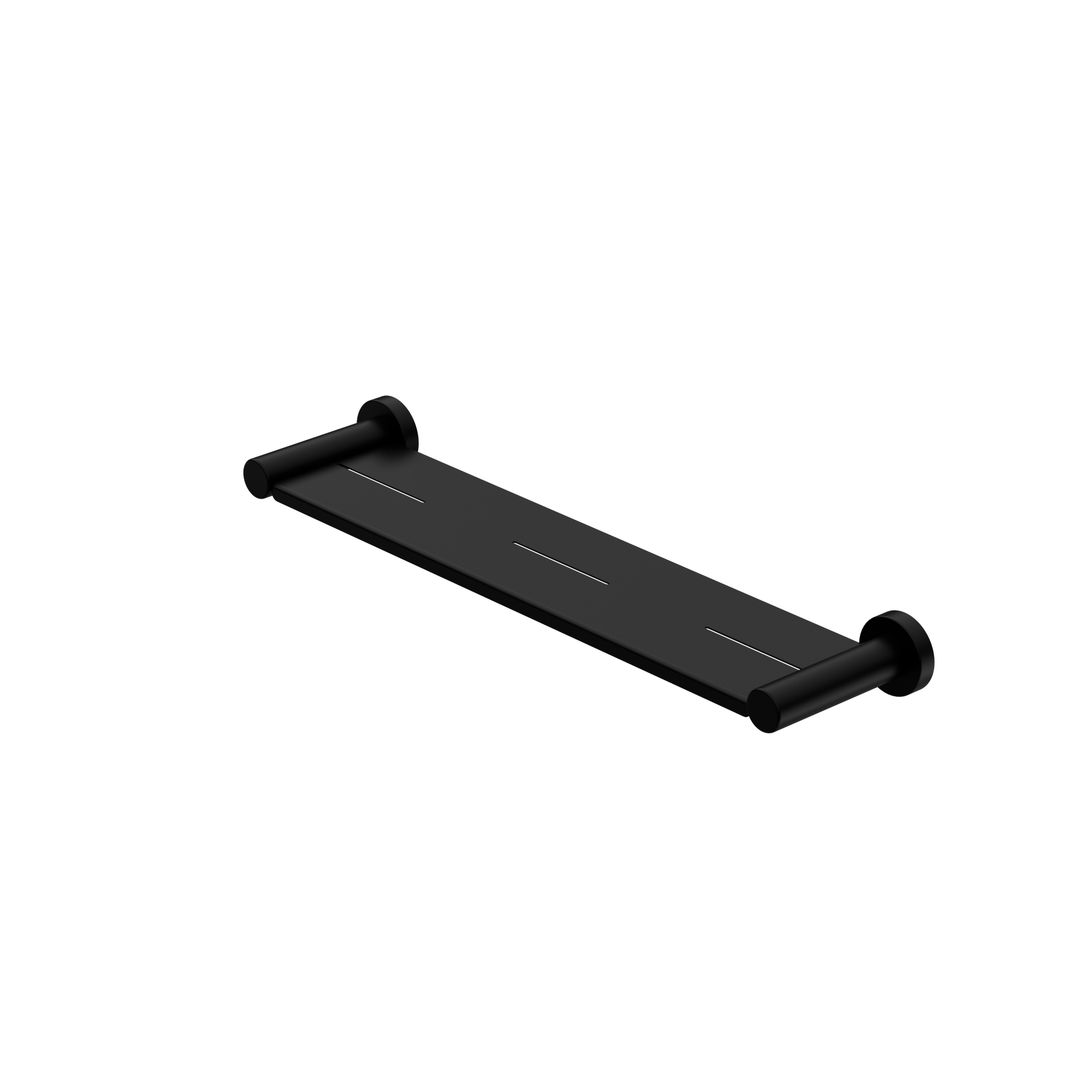 Mecca Metal Shower Shelf Matte Black