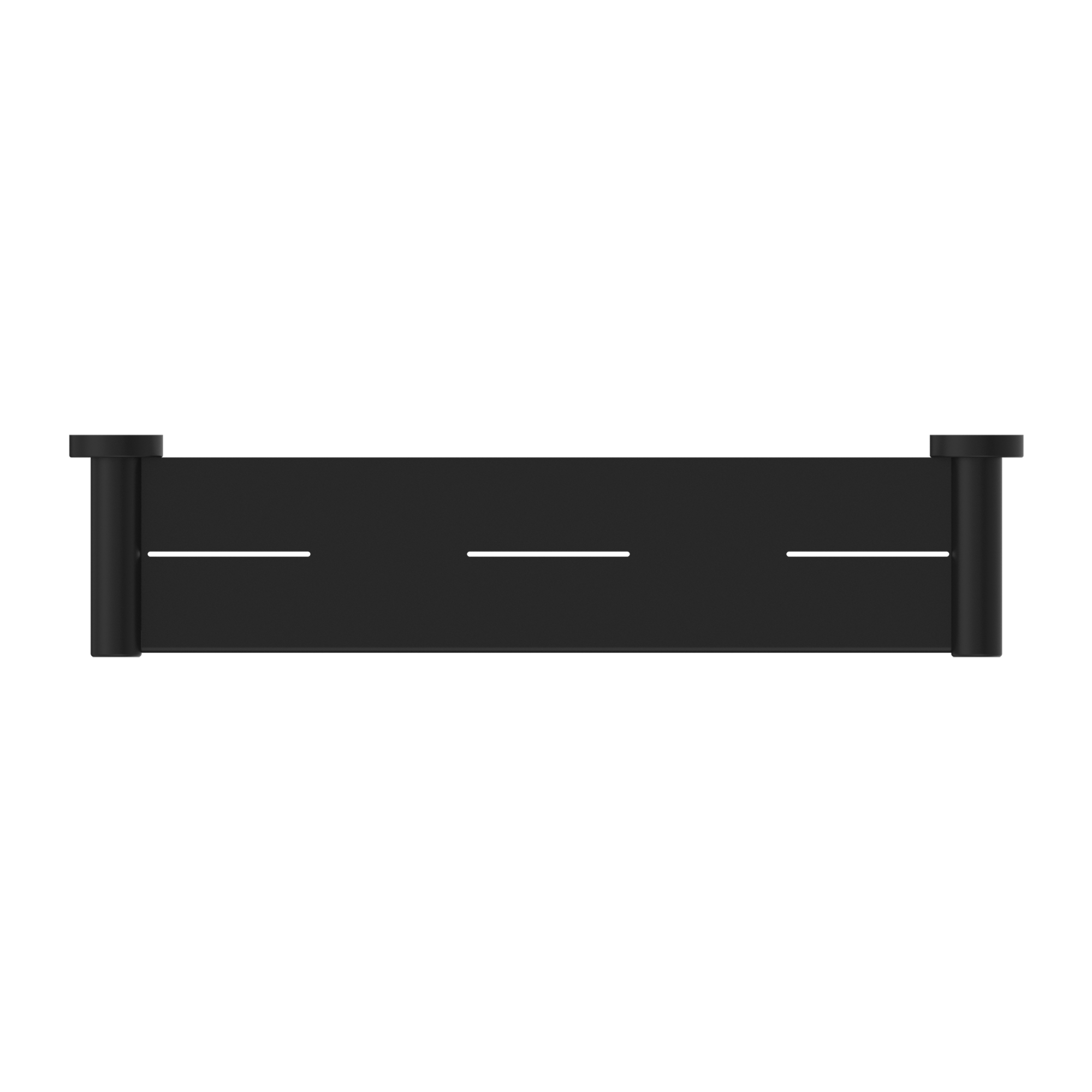 Mecca Metal Shower Shelf Matte Black