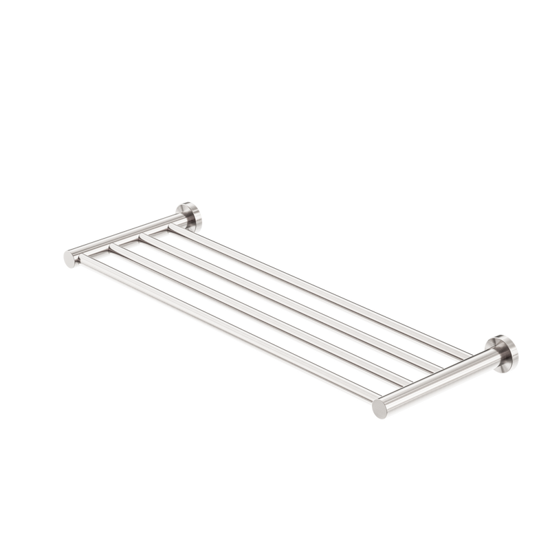 Mecca Towel Rack Brushed Nickel