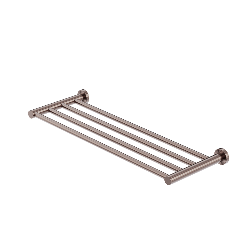 Mecca Towel Rack Brushed Bronze