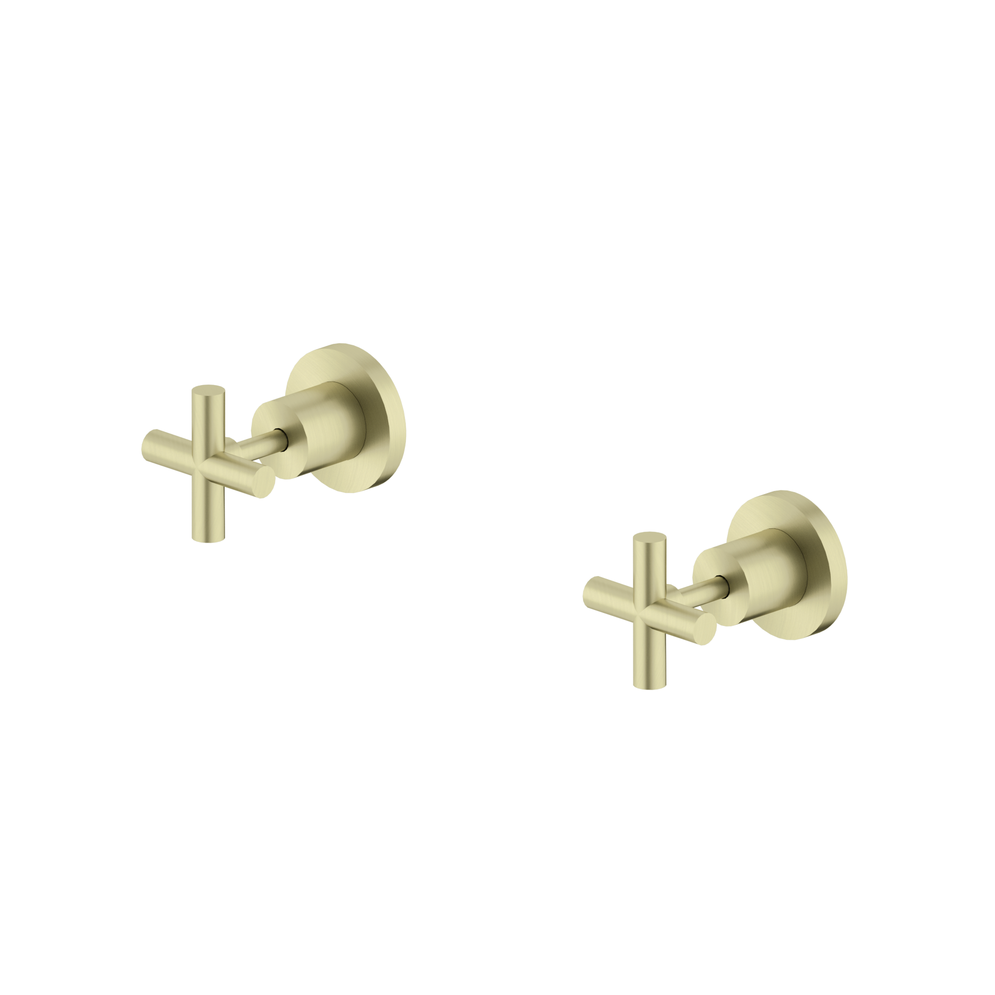 X Plus Wall Tops Assembly Brushed Gold