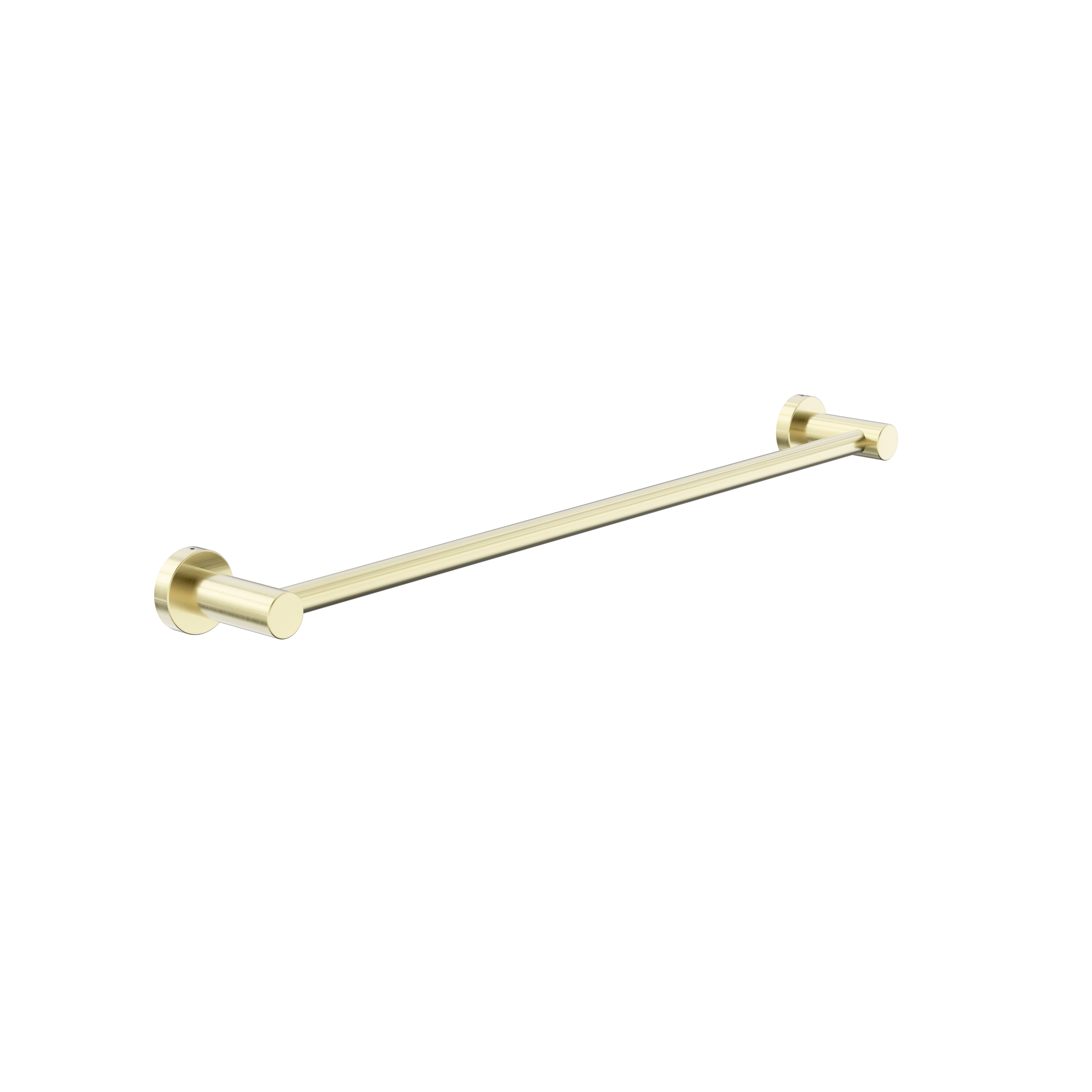Dolce II Single Towel Rail 600mm Brushed Gold