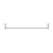 Dolce II Single Towel Rail 600mm Brushed Nickel