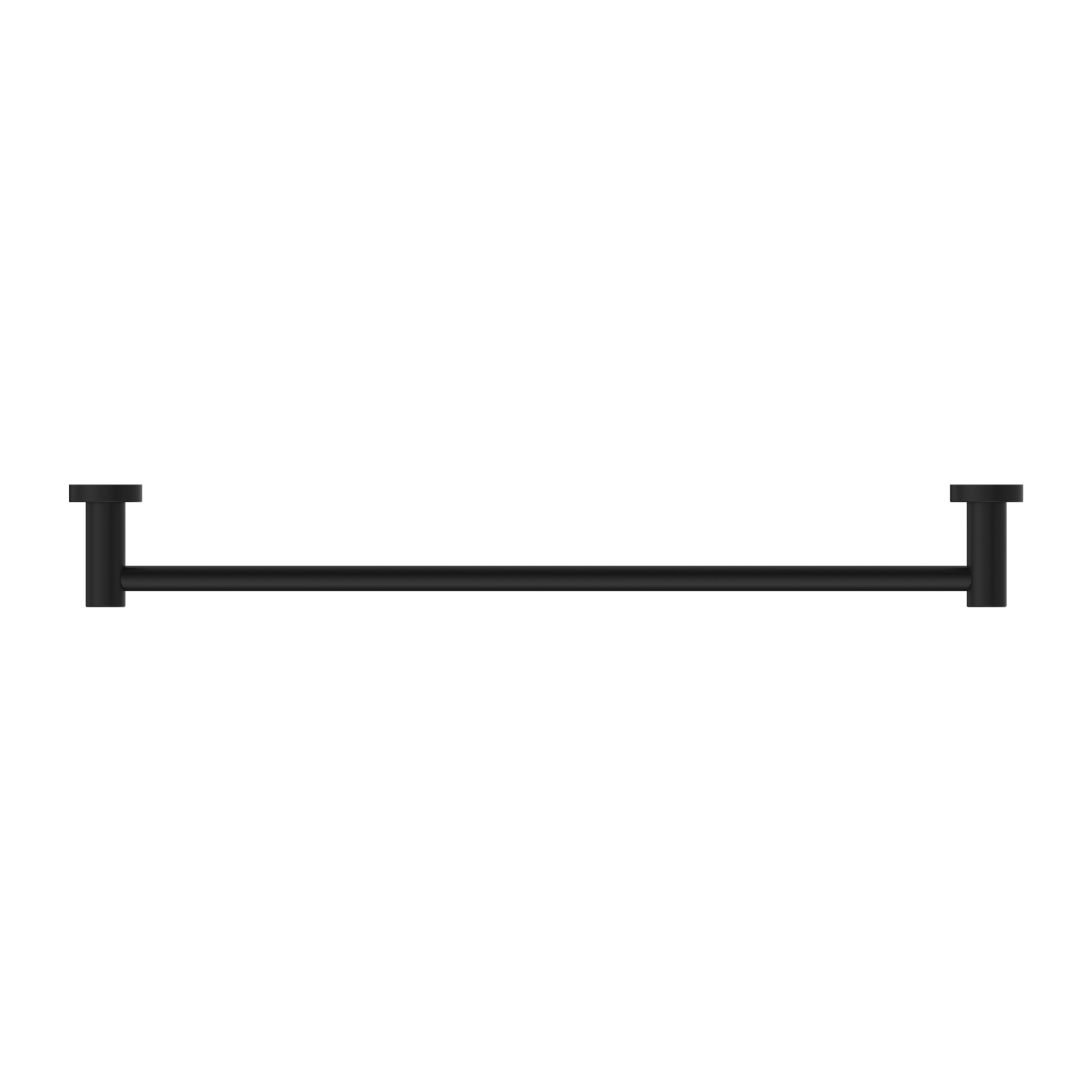 Dolce II Single Towel Rail 600mm Matte Black
