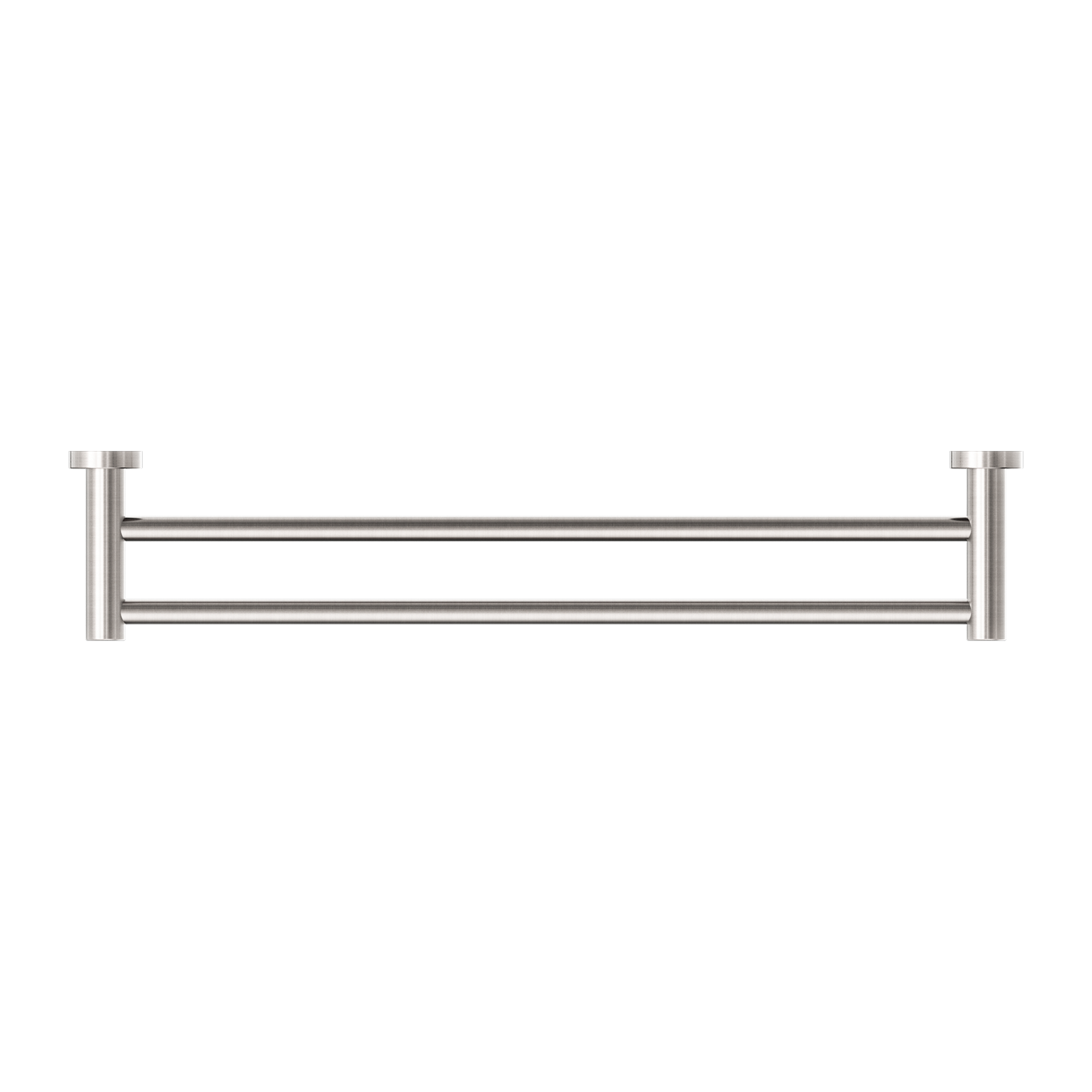 Dolce II Double Towel Rail 600mm Brushed Nickel