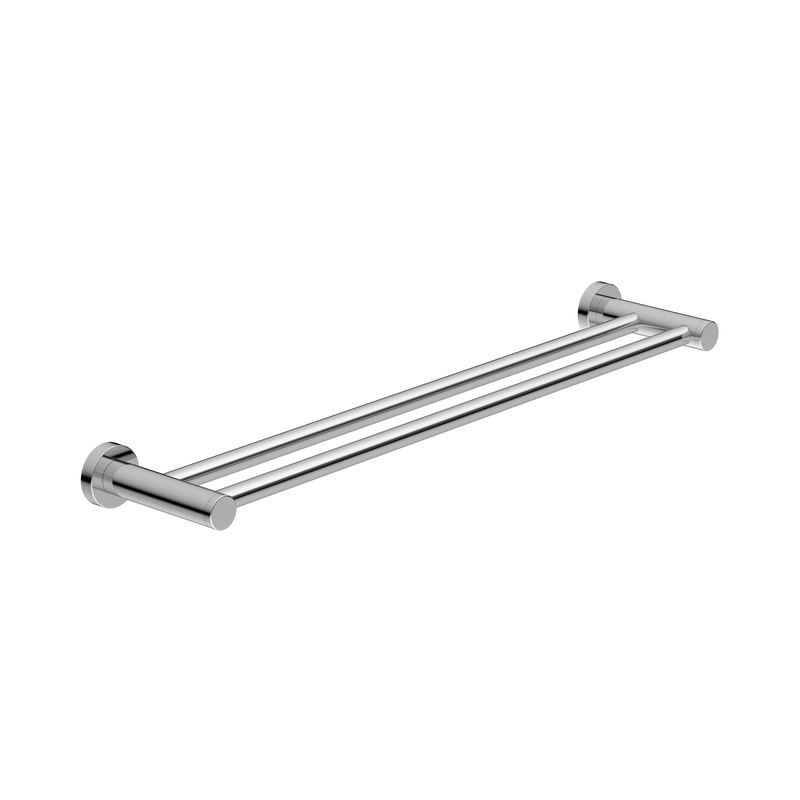Dolce II Double Towel Rail 600mm Chrome