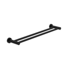 Dolce II Double Towel Rail 600mm Matte Black