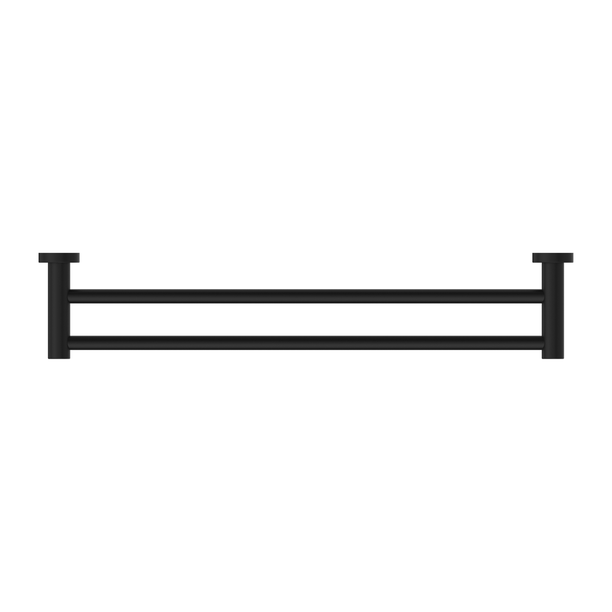 Dolce II Double Towel Rail 600mm Matte Black