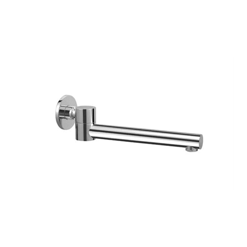 Dolce Wall Mounted Swivel Bath Spout Only Chrome