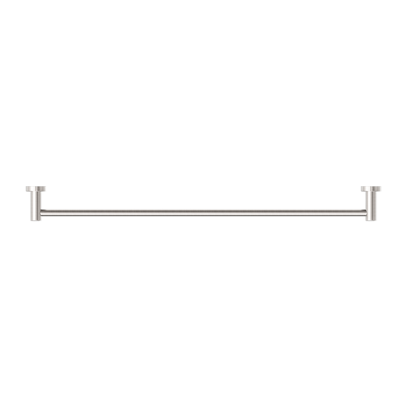 Dolce II Single Towel Rail 800mm Brushed Nickel